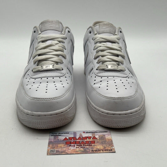 Size 10.5W - Nike Air Force 1 Low White Leather 2018 (DD8959-100)