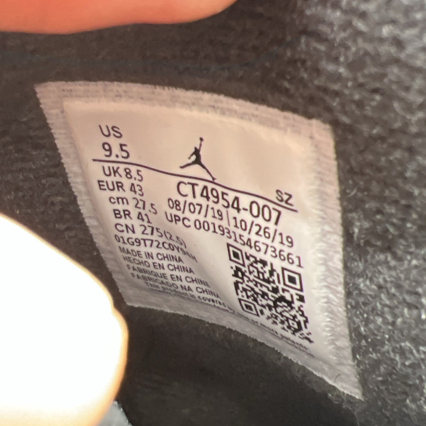 Size 9.5 - Air Jordan 6 Retro Defining Moments 2020 (CT4954-007)