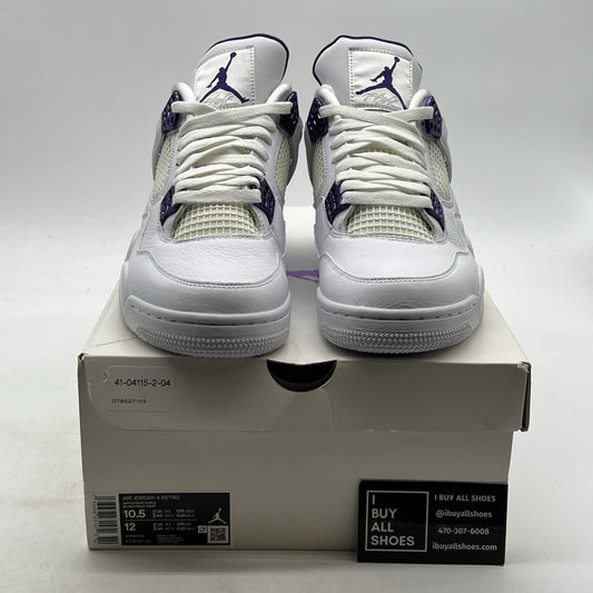 Size 10.5 - Air Jordan 4 Retro Mid Purple Metallic (CT8427-115)