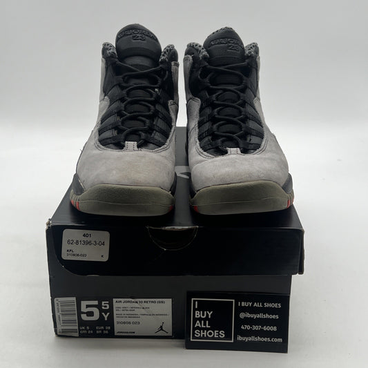Size 5.5Y - Air Jordan 10 Retro Mid Cool Grey (310806-023)