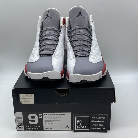 Size 9.5 - Air Jordan 13 Retro 2014 Grey Toe (414571-126)