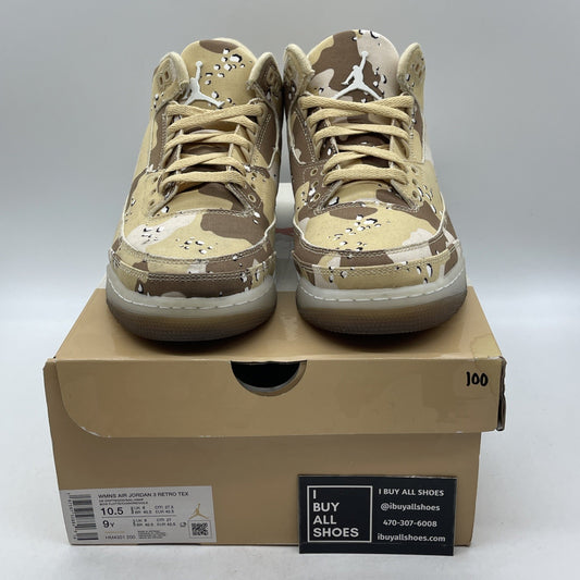 Size 10.5W - Nike Jordan 3 Retro WNBA Desert Camo (HM4301-200)