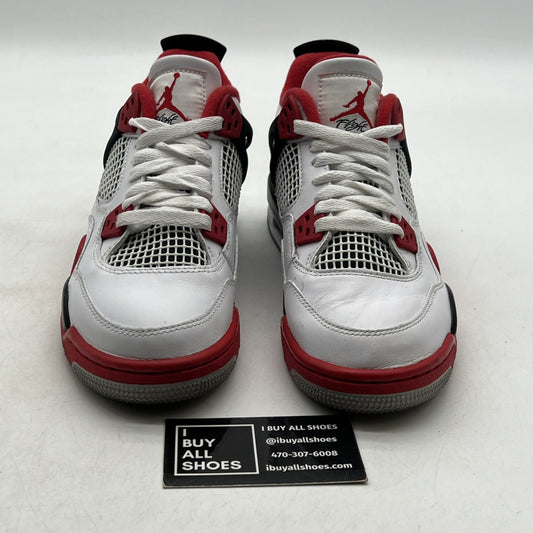 Size 5.5Y - Air Jordan 4 Retro Fire Red 2020 (408452-160)