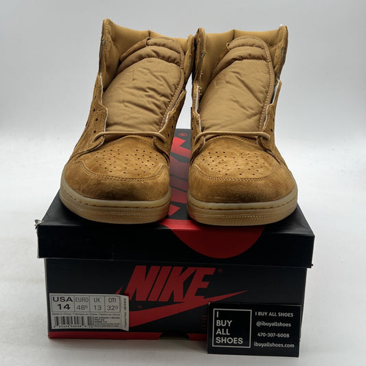 Size 14 - Air Jordan 1 Retro OG High Wheat (555088-710)