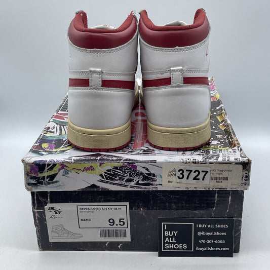 Size 9.5 -reeves paris air kiy Jordan 1 metallic red leather retro 1 of high 85