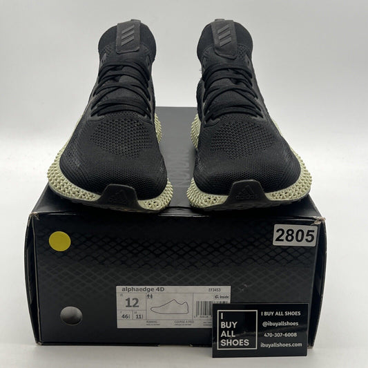 Size 12 - Adidas AlphaEdge 4D Core Black (EF3453)