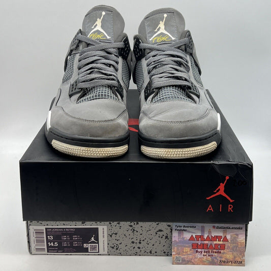 Size 13 - Jordan 4 Retro Low Cool Grey White Black Grey (308497-007)