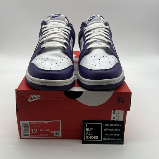Size 12 - Nike Dunk Low Retro Court Purple 2022 (DD1391-104)