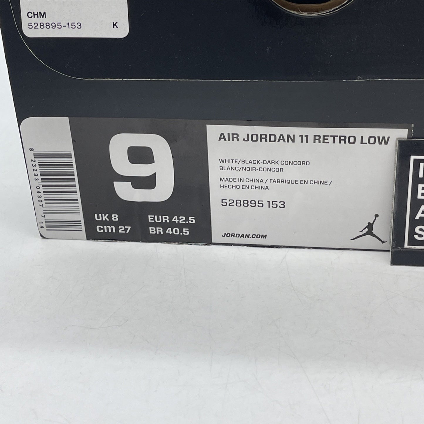 Size 9 - Air Jordan 11 Retro Low Concord (528895-153)