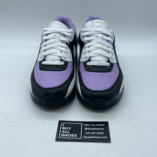 Size 9.5 - Nike By You Air Max 90 Low Top White Purple Leather (DO7430-900)