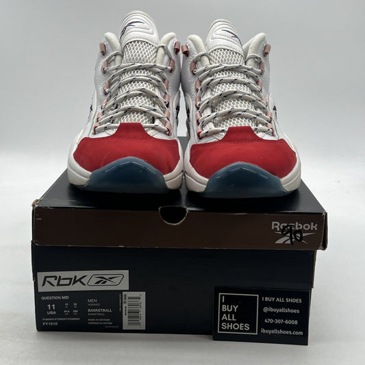 Size 11 - Reebok Question OG 2020 Mid Red Toe (FY1018)