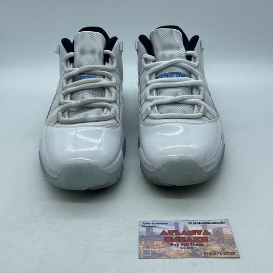Size 9.5 - Jordan 11 Retro Low Legend Blue White Black Leather (AV2187-117)
