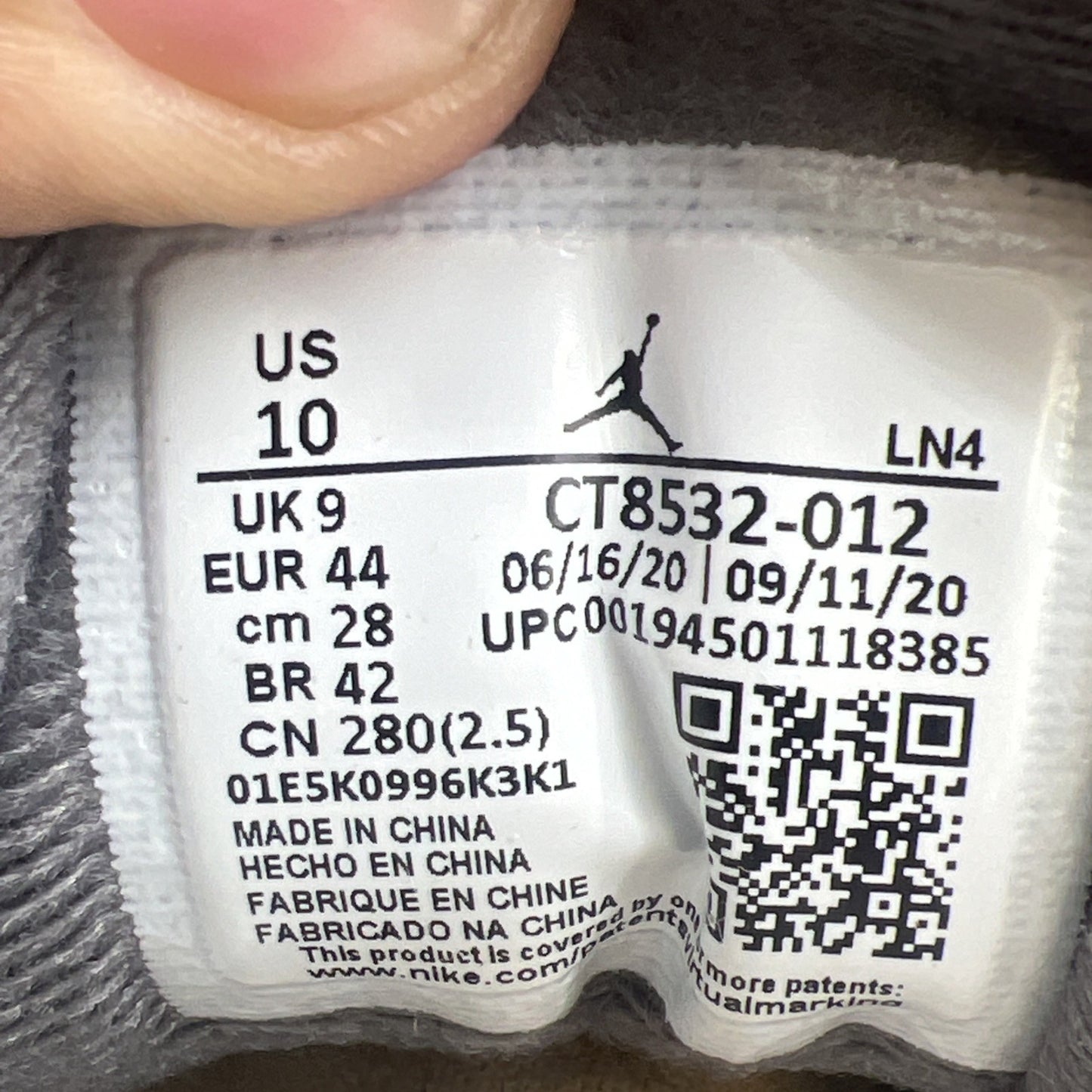 Size 10 - Air Jordan 3 Retro Mid Cool Grey (CT8532-012)