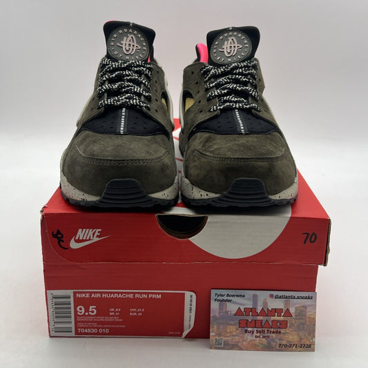 Size 9.5 - Nike Air Huarache Premium Desert Moss (704830-010)