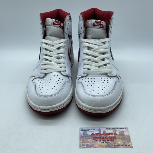 Size 9.5 - Air Jordan 1 Retro OG High Metallic Red White Leather (555088-103)