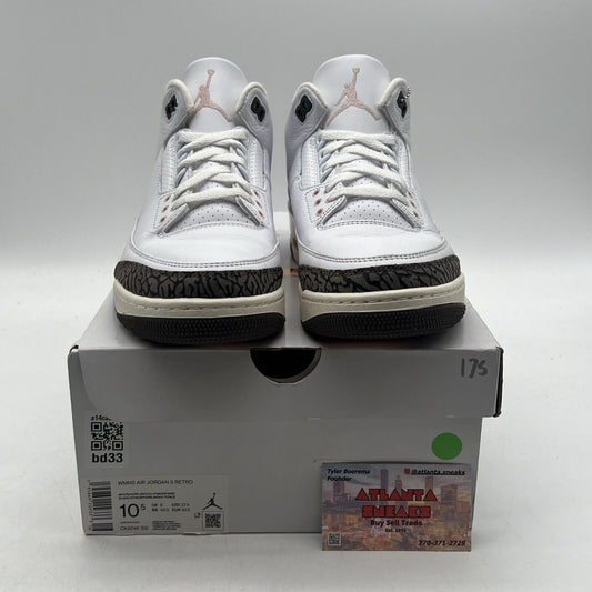 Size 10.5W - Air Jordan 3 Retro Neapolitan Pink Brown White Leather (CK9246-102)