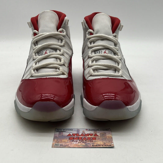 Size 10.5 - Jordan 11 Retro High Cherry White Red Leather (CT8012-116)