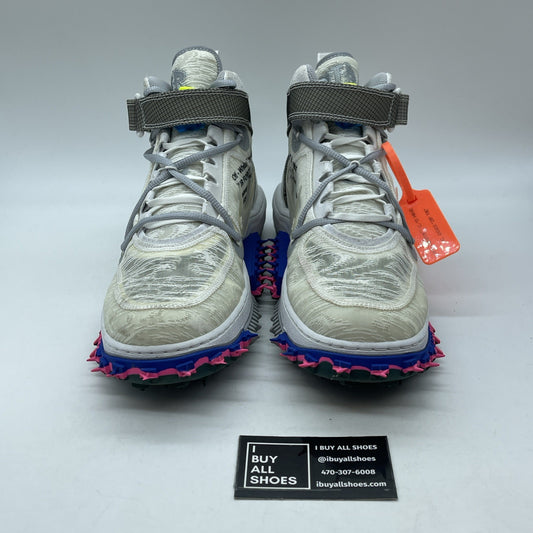 Size 10.5 - Nike Air Force 1 x Off-White White Grey Suede 2022 (DO6290-100)