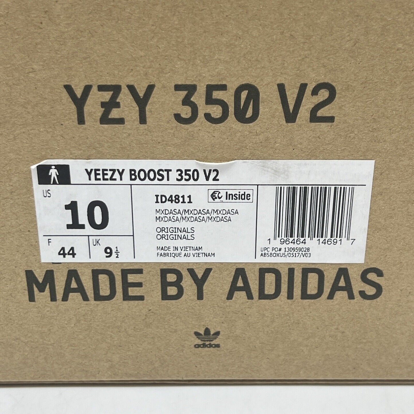 Size 10 - adidas Yeezy Boost 350 V2 Low MX Dark Salt Brand New Og All