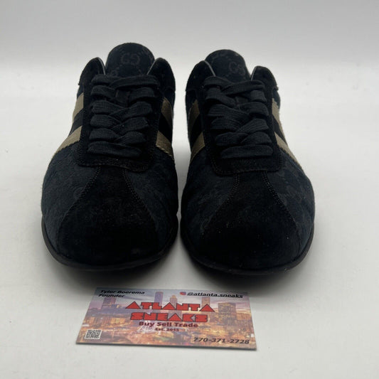 Size 6.5 - Gucci 117711 Gg Guccissima black Sneakers canvas