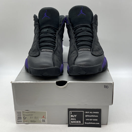 Size 9.5 - Jordan 13 Retro Court Purple Black Suede Leather (DJ5982-015)
