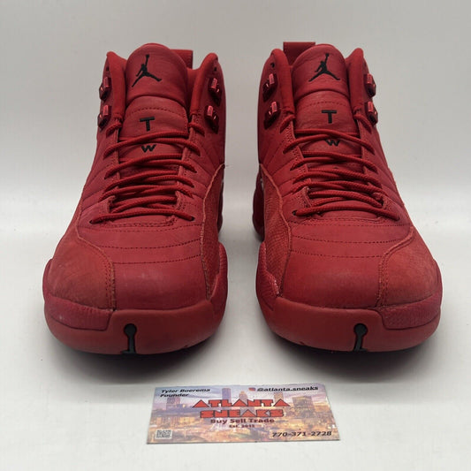 Size 13 - Air Jordan 12 Retro Gym Red Black Suede Used