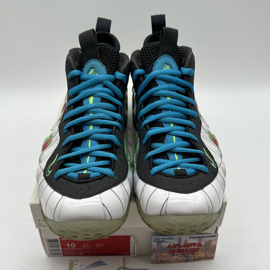 Size 10 - Nike Air Foamposite One Premium Weatherman 2013 Thermal Blue Icy White