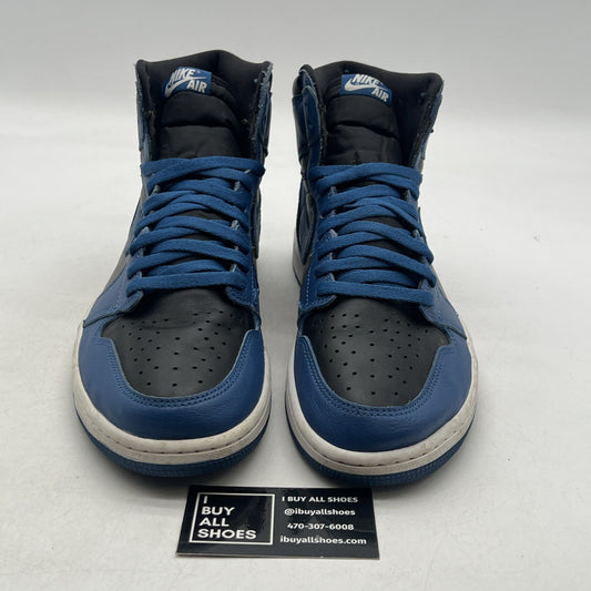 Size 12 - Air Jordan 1 Retro OG High Dark Marina Blue (555088-404)