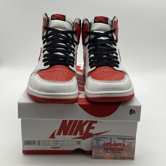 Size 10.5 - Jordan 1 Retro OG High Heritage Red White Black Leather (555088-161)