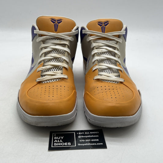 Size 13 - Nike Zoom Kobe 4 2009 Carpe Purple Black Yellow Leather (368655-991)