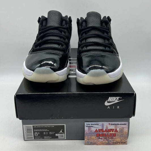 Size 8.5 - Jordan 11 Retro Low 72-10 Brand New Og All