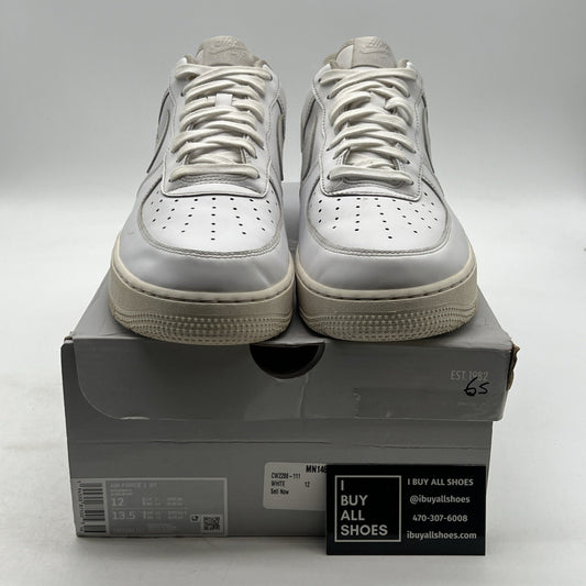 Size 12 - Nike Air Force 1 '07 Low Triple White (CW2288-111)