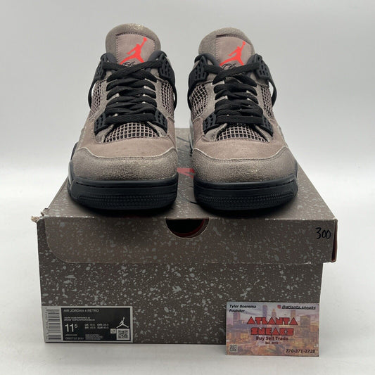 Size 11.5 - Jordan 4 Retro Mid Taupe Haze Black Red (DB0732-200)