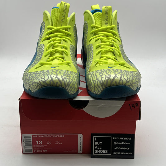 Size 13 - Nike Air Flightposite Exposed Volt (616765-700)