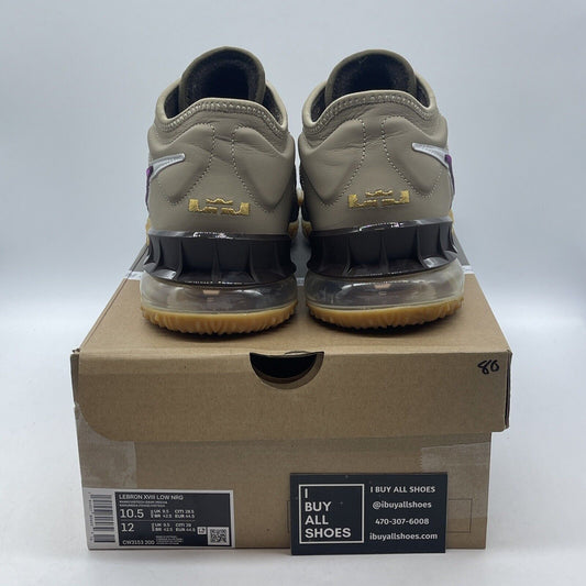 Size 10.5 - Nike atmos x LeBron 18 Low Viotech Brown Suede Leather (CW3153-200)