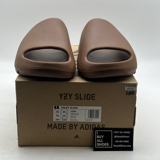 Size 16 - adidas Yeezy Slide Brown (FZ5896)
