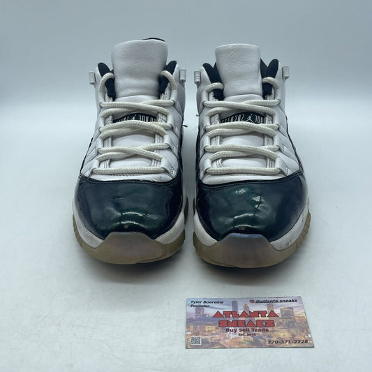 Size 9.5 - Air Jordan 11 Retro Low Emerald White Green Purple (528895-145)