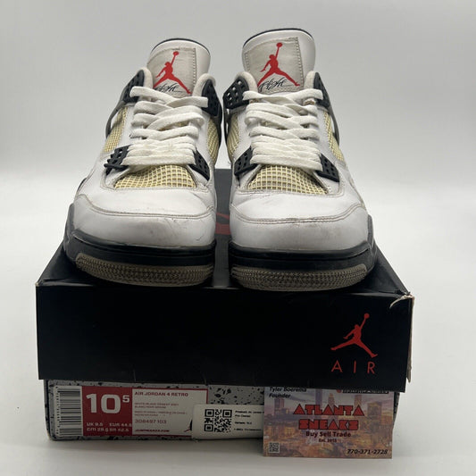Size 10.5 - Air Jordan 4 Retro Cement 2012 (308497-103)