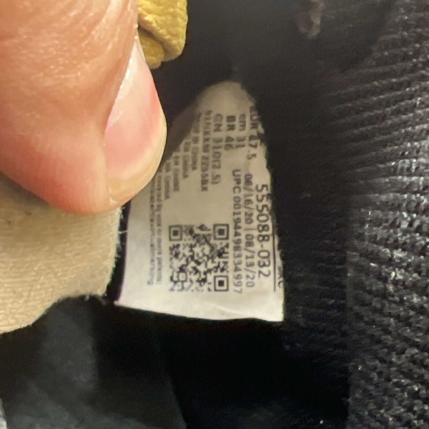 Size 13 - Air Jordan 1 Black 2020 (555088-032)