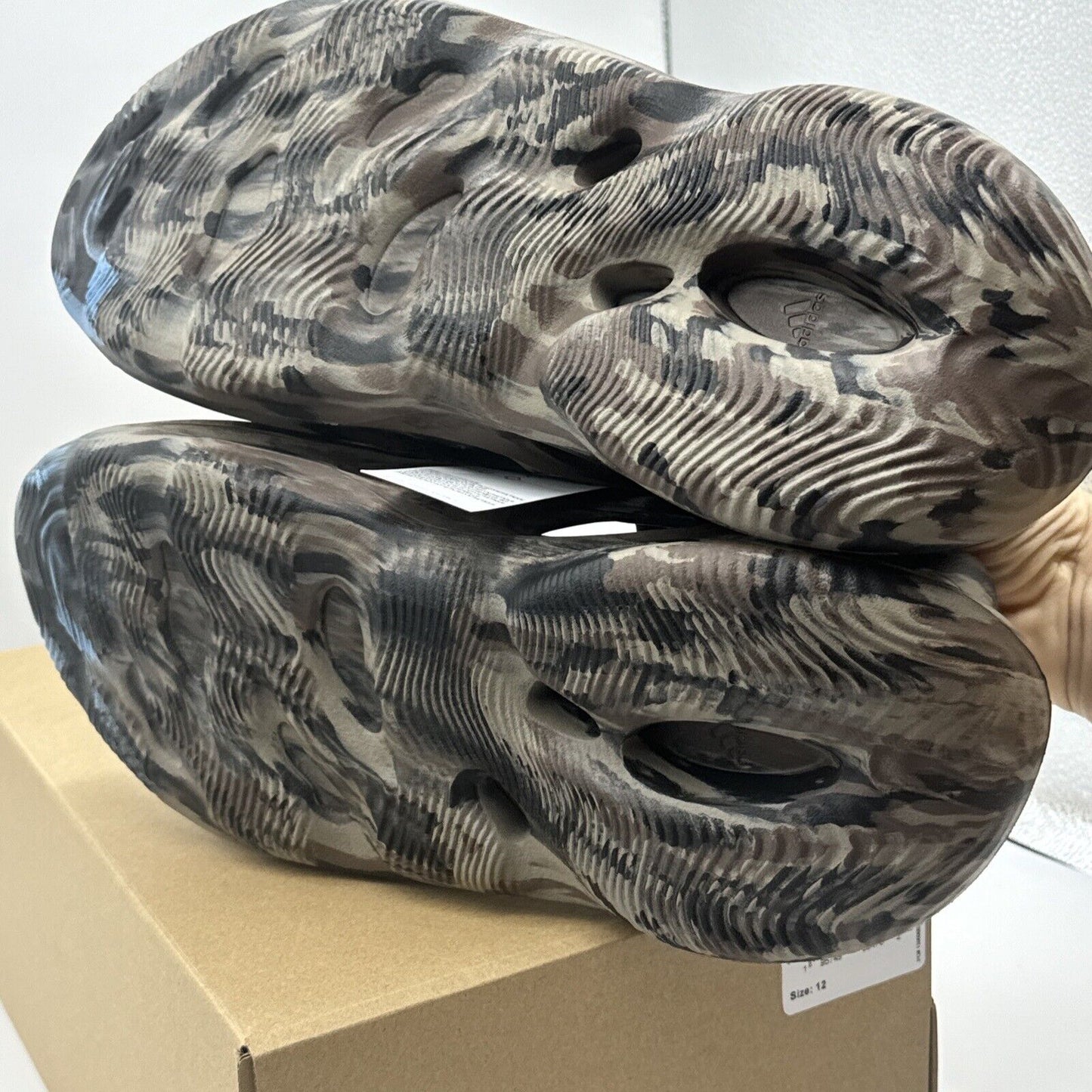 ADIDAS YEEZY FOAM RUNNER RNR MX CINDER SIZE 12 MEN'S ID4126 AUTHENTIC W BOX NEW