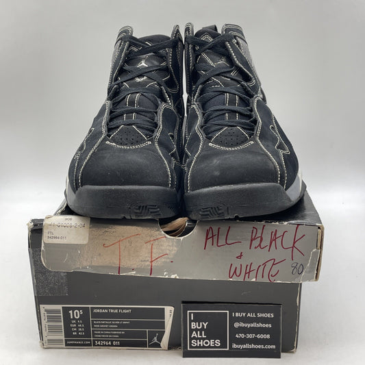 Size 10.5 - Air Jordan True Flight Black (342964-011)