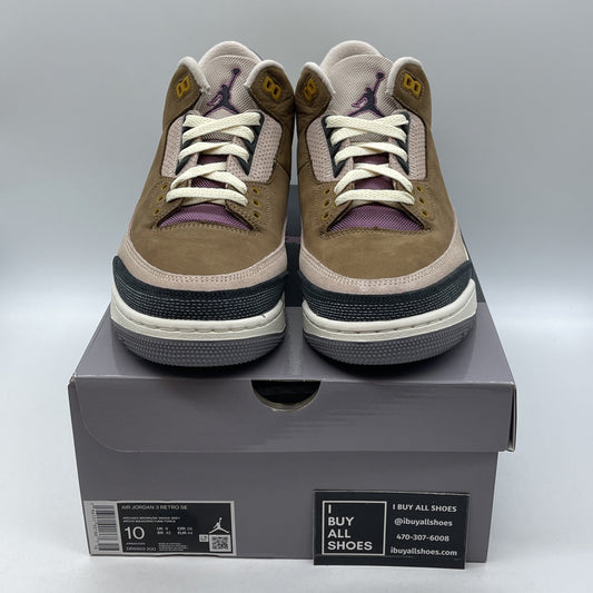 Size 10 - Air Jordan 3 Retro SE Winterized Brown Black Purple (DR8869-200)