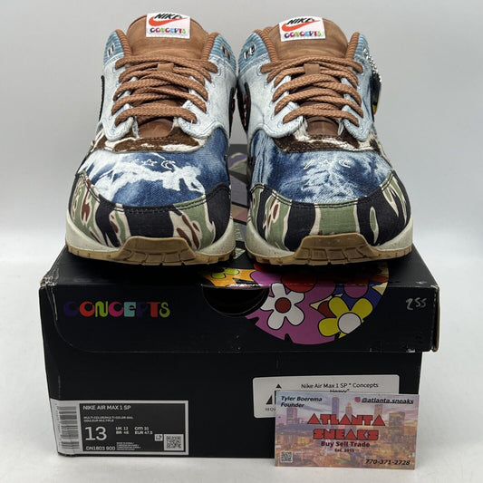 Size 13 - Nike Air Max 1 SP x Concepts Heavy 2022 Purple Red (DN1803-900)