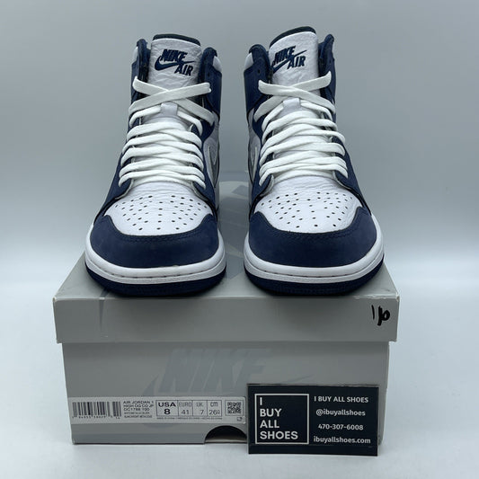 Size 8 - Jordan 1 Retro High CO.JP Midnight Navy Suede Leather (DC1788-100)