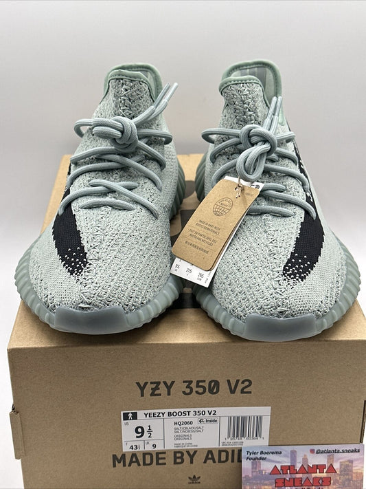 Size 9.5 - adidas Yeezy Boost 350 V2 Jade Ash 2022 HQ2060 Ship Fast!!!
