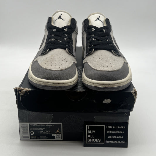 Size 9 - Air Jordan 1 SE Craft Low Inside Out - Cement Grey (DZ4135-002)