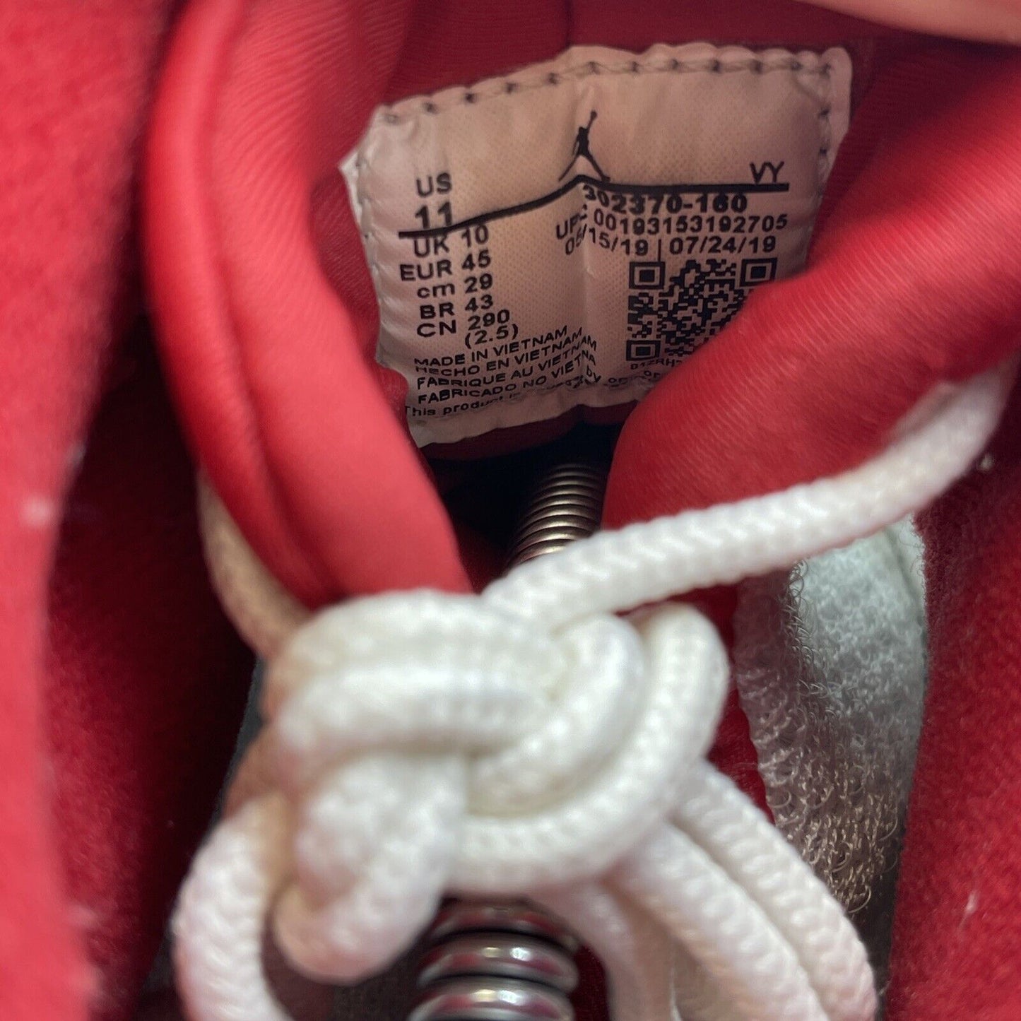 Size 11 - Air Jordan 9 Retro Gym Red White Red Leather Suede (302370-160)