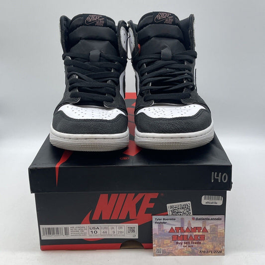 Size 10 - Jordan 1 Retro OG High Stage Haze Grey White Black (555088-108)