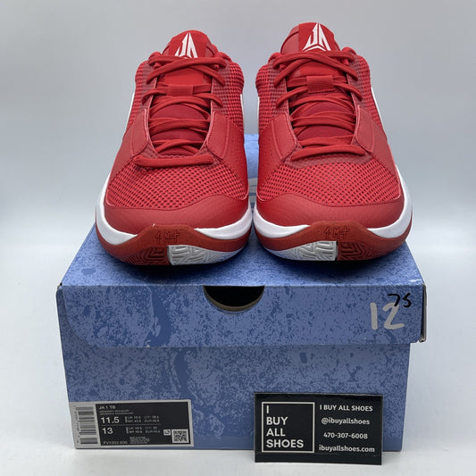 Size 11.5 - Nike Ja 1 TB Basketball Shoes University Red White (FV1303-600)