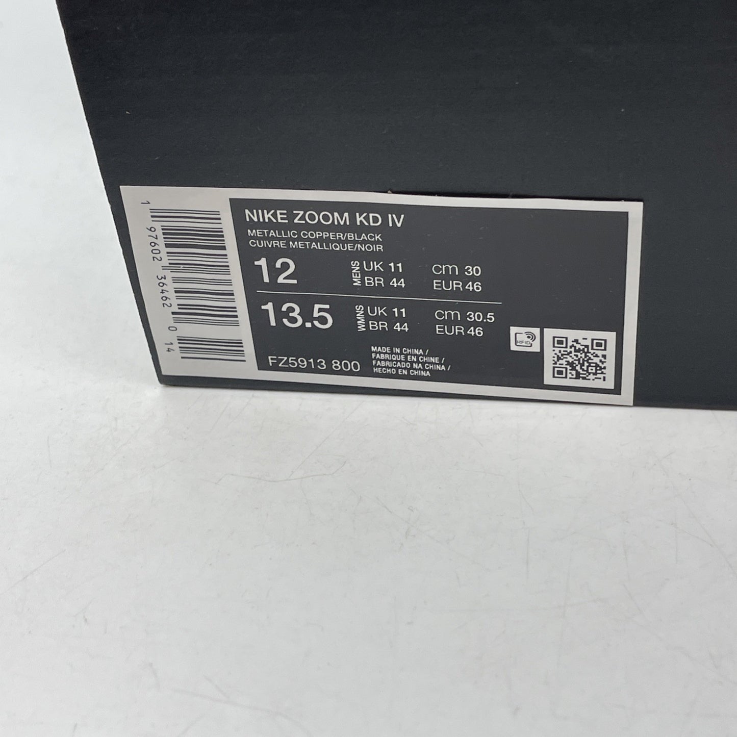 Size 12 - Nike Zoom KD 4 2024 Christmas (FZ5913-800)